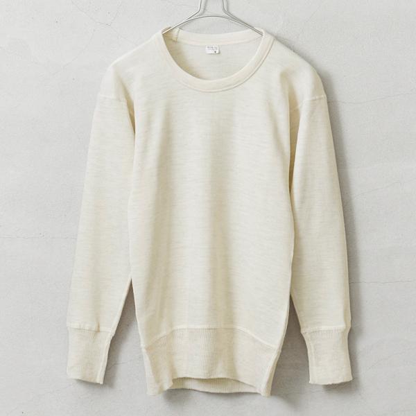 実物 新品 デッドストック イタリア軍 リブニット アンダーシャツ ナチュラル アンダーウエア 軍物...