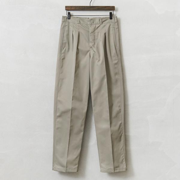 MADE IN GERMANY 新品 デッドストック T/Cツイル ツータック チノトラウザーズ /...