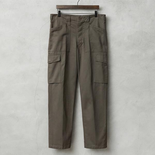 実物 新品 デッドストック オーストリア軍 M-75 コットンツイル ファティーグ カーゴパンツ ノ...