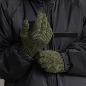 メール便可 イタリア軍 レザーグローブ ホワイト デッドストック