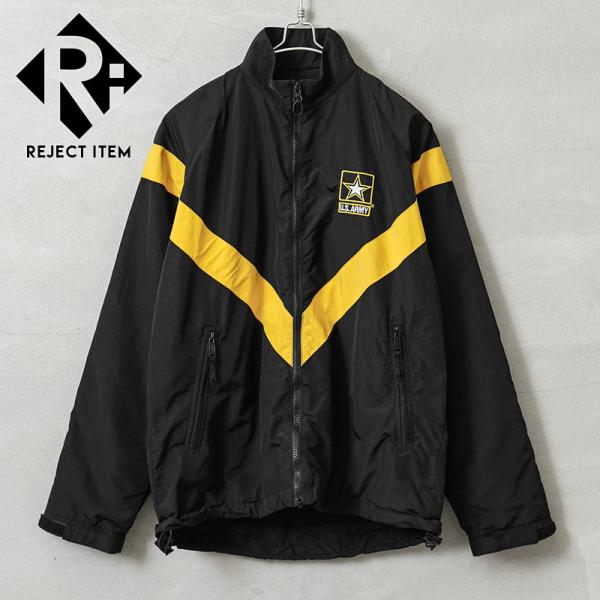 リジェクト 訳あり品 実物 USED 米軍 U.S.ARMY BLACK APFU トレーニングジャ...