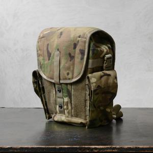 実物 USED イギリス軍 ガスマスクバッグ ...の詳細画像2