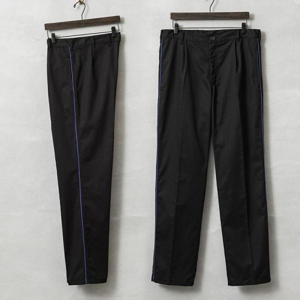 実物 新品 デッドストック イタリア軍 AIR FORCE ブルー サイドライン DRESS トラウ...