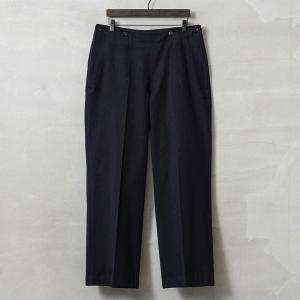 実物 USED ドイツ軍 ウール セーラーパンツ NAVY ウエストアジャスター付き / ドイツ海軍【クーポン対象外】【I】