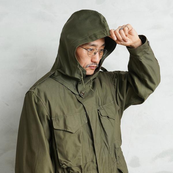 実物 新品 デッドストック 米軍 M-43、M-51 フィールドジャケット用フード ミリタリージャケ...