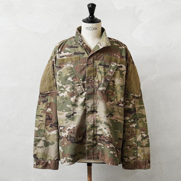 実物 USED 米軍 FLAME RESISTANT COMBAT ジャケット OCP スコーピオン...