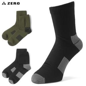 ZERO ゼロ ZS-01 WATERPROOF SOCKS 防水ソックス メンズ クルーソックス 靴下 頑丈 丈夫 ミリタリー ブランド【T】｜waiper