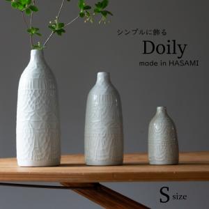 波佐見焼 Doily ドイリー フラワーベース L vase-l 西海陶器 花瓶