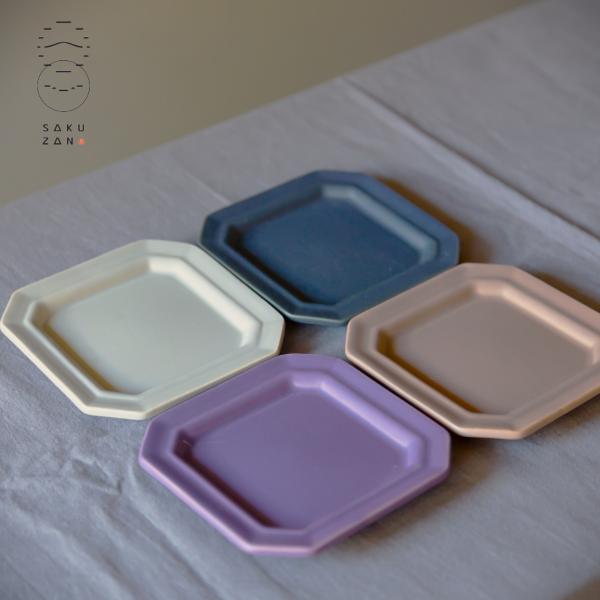 美濃焼 美濃焼 作山窯 SAKUZAN Sara スクエア プレート S (type A)  作山窯...