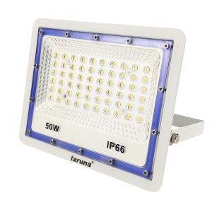 【即納】1個セット 極薄型 投光器 led 50w 500w相当 昼光色 6500K 4000LM IP66 led作業灯 3mコード 角度調整可能 看板灯 送料無料 1年保証｜waiwai-store578