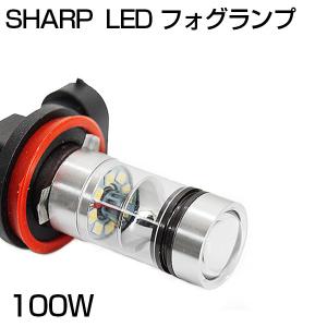【即納】SHARP製 100W フォグランプついに開発完成 LEDフォグ H8/H11/H16/HB3/HB4/PSX26W 純正交換 シャープ ホワイト｜waiwai-store578