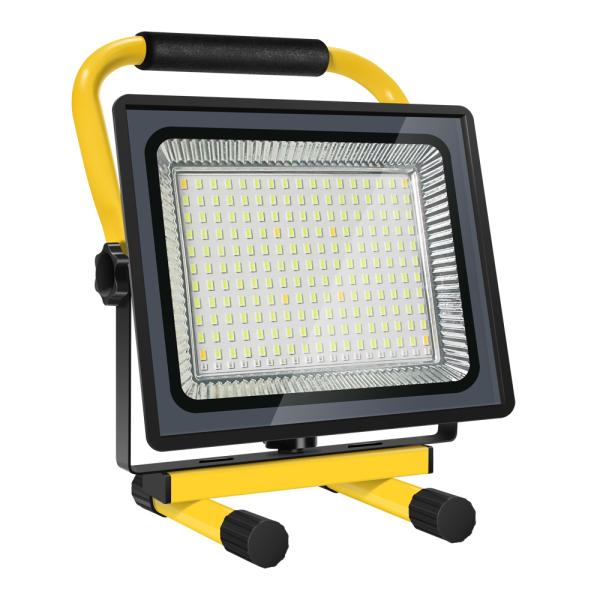 【即納】6台 LED 充電式 投光器 200W ポータブル投光器 最大12時間可能 昼光色 6000...