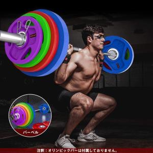 即納 ダンベルプレート ラバー バーベル ダン...の詳細画像4