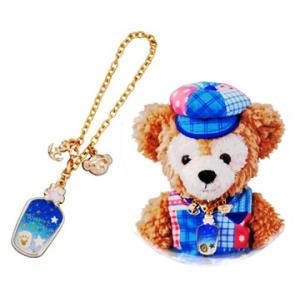 TDS ダッフィー 2005年 クリスマス ファーのマフラー サンタ帽 ビーズ