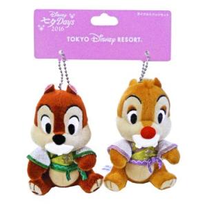 東京ディズニーリゾート　2016ディズニー七夕デイズ　チップ＆デールのぬいぐるみバッジセット｜waiwaicompany