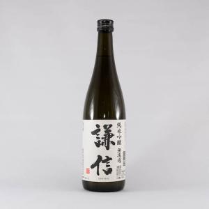新潟の酒 謙信 純米吟醸 無濾過 日本酒 糸魚川 五百万石 720ml