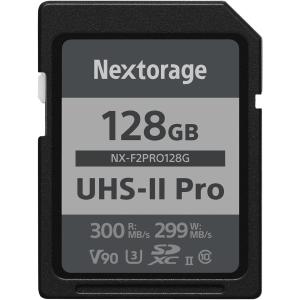Nextorage ネクストレージ 国内メーカー 128GB UHS-II V90 SDXCメモリーカード｜waizuyh