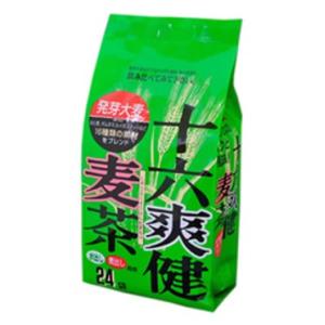十六爽健麦茶 24包 健康茶 ティーパック 発芽大麦 はと麦 ルイボスティー 他 16種類 ブレンド...