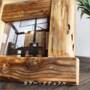 古材 フォトフレーム L版 天然木 無垢材 木...の詳細画像3