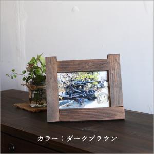 古材 フォトフレーム L版 天然木 無垢材 木...の詳細画像5
