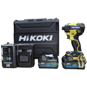中古品△HiKOKI　コードレスインパクトドライバ 36V マルチボルト  　 WH36DA　バッテリー2点と充電器付き Amazon | HiKOKI(ハイコーキ) コードレスインパクトドライバ 36V