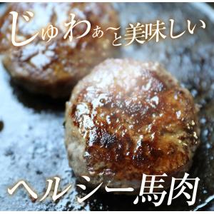 ヘルシー 馬肉 ハンバーグ 1個 〈1個=約8...の詳細画像1