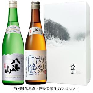 父の日 ギフト 八海山 特別純米原酒・しぼりたて生原酒720ml｜wakamatsuya