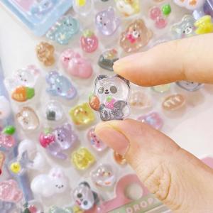 「6枚セット」 ぷくぷくシール 3dシール 手...の詳細画像1
