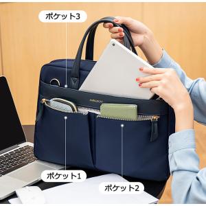 ノートパソコンケース PCバッグ 通勤 ビジネ...の詳細画像4