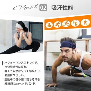3本セット ヘッドバンド ヘアバンド 汗止め ...の詳細画像2