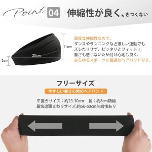 3本セット ヘッドバンド ヘアバンド 汗止め ...の詳細画像4