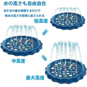 プール 170cm噴水プール 噴水マット 水遊...の詳細画像2