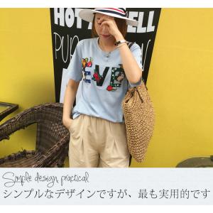 かごバッグ トートバッグ レディース 編み込み...の詳細画像5