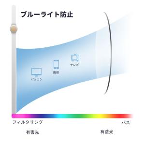 花粉メガネ 花粉症対策 眼鏡 メガネ ブルーラ...の詳細画像2