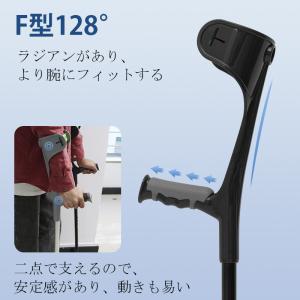 クラッチ杖 折り畳み式 ロフストランドクラッチ...の詳細画像3