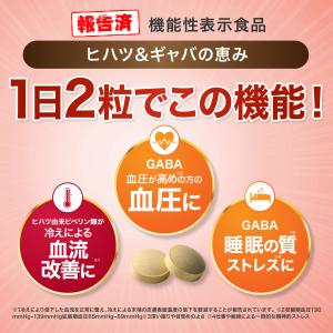 血圧 サプリ ヒハツ ギャバ 下げる 血流 冷...の詳細画像3