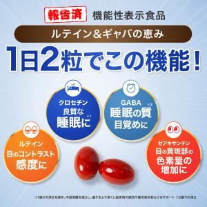 睡眠 サプリ 快眠 アイケア ルテイン クロセ...の詳細画像4