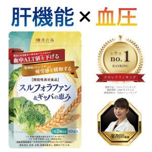 肝機能 肝臓 血圧 サプリ スルフォラファン ギャバ gaba サプリメント alt値 γ-gtp 疲労 睡眠 スルフォラファン&ギャバの恵み 和漢の森