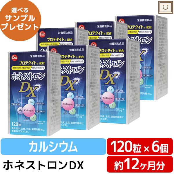 送料無料 ホネストロンDX 120粒 6個セット カルシウム マグネシウム 骨 プロテタイト ボーン...