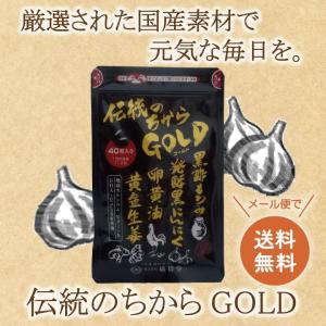 送料無料 伝統のちからGOLD 40粒 黒にん...の詳細画像1