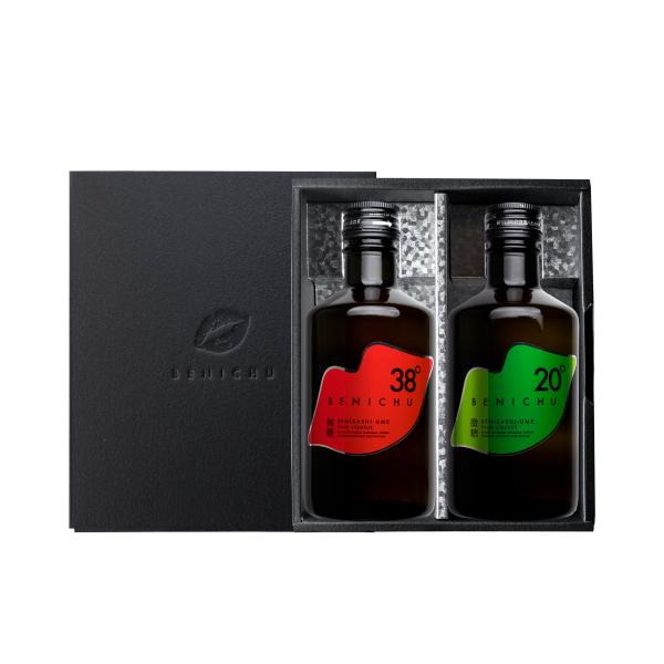 甘くない梅酒BENICHU飲み比べセット（300ml） 　無糖と微糖　ベニチュー　若狭　福井　紅映梅...