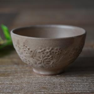湯飲み おしゃれ 湯呑み茶碗 ペア 陶器 和モダン 益子焼 白 作家