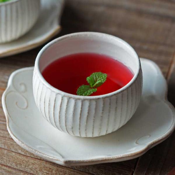 益子焼 かぼちゃの馬車のカップ＆ソーサー kinari / シンデレラシリーズ わかさま陶芸 湯のみ...