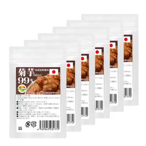 菊芋タブレット99% 60粒 6袋セット計360粒 イヌリン 水溶性食物繊維 菊芋イヌリンでイキイキ元気サポート 菊芋含有率99%｜wakasugi2012