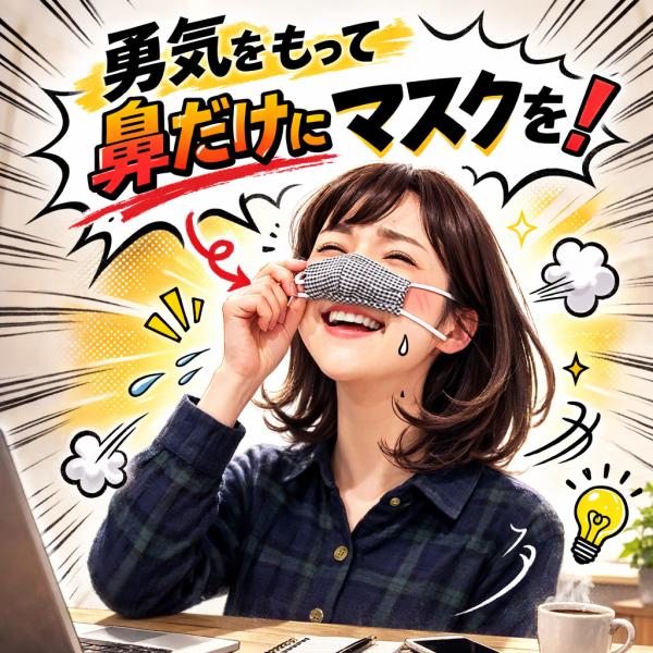 マスク　鼻だけマスク　Neo 鼻マスク　ノーズウォーマー　鼻専用マスク　アジャスター付　　鼻マスク　...