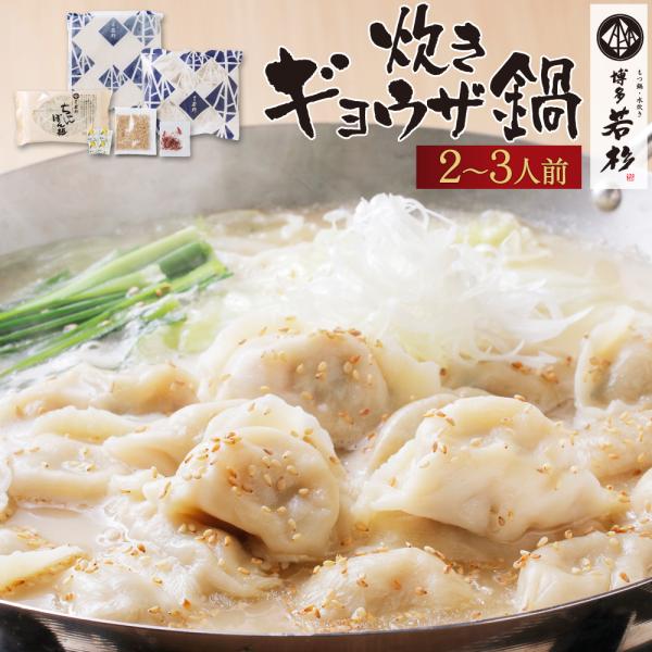 博多 炊き餃子（2-3人前）お取り寄せ鍋セット 博多餃子 ギョウザ 水餃子 餃子セット グルメ 鍋セ...