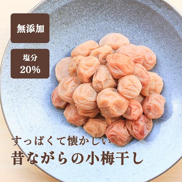 うめぼし 昔ながらの無添加小梅干し 1000g 塩分約20% サイズ無選別 しょっぱい すっぱい 白...