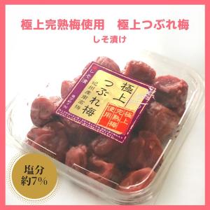 梅 和歌山県産 紀州南高梅 梅干し 極上完熟梅使用 極上つぶれ梅 しそ漬