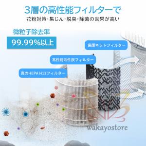 空気清浄機 花粉対策 小型 ウイルス除去 PM...の詳細画像4