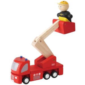 格安saleスタート 消防車 6234 プラントイ Plantoys 1歳以上 ベビー キッズ ミニカー レール 働く車 ロード 子供 木製知育玩具